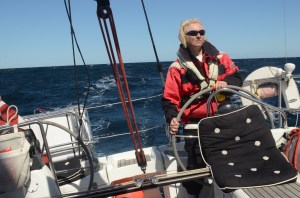 Handsteering in the waves