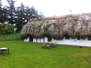 the seaweed house from the side